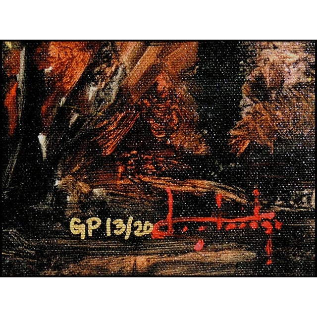 Modern Music For A Summer Breeze - Hand Embellished, Stephen Shortridge For Sale - Image 3 of 5