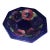 Moorcroft Pottery Fruit Bowl “Pansy” Pattern For Sale