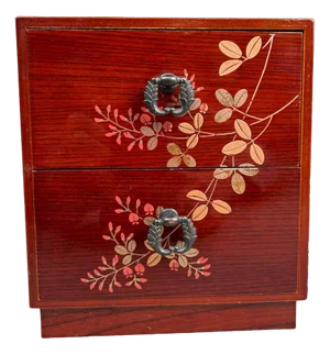 Japanese Haribako Handle Box, 1970s