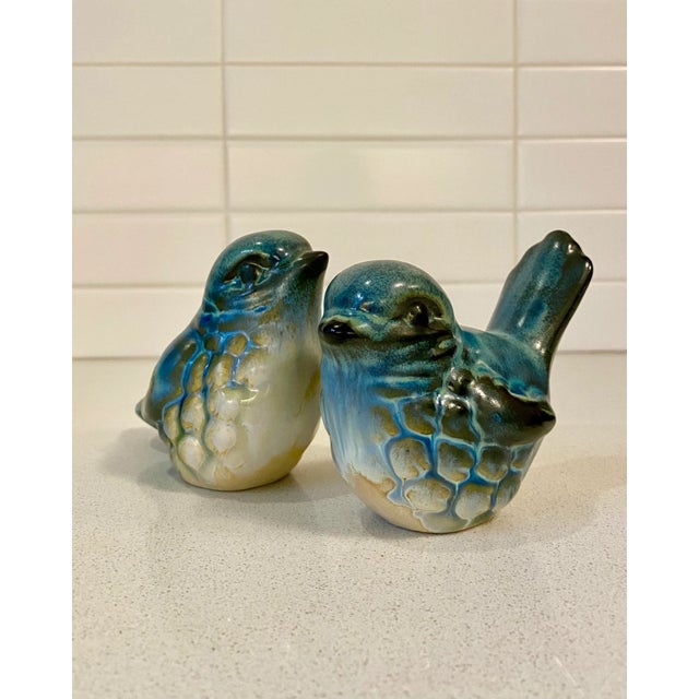 Vintage Late 20th Century Howard Pierce Porcelain Blue Birds - A Pair For Sale - Image 13 of 13
