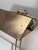 Vintage Traditional Patinated Brass and Black Marble Tabletop Adjustable Desk Lamp For Sale In Houston - Image 6 of 12