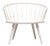 Arka White Lounge Chair by Yngve Ekström for Stolab, 1950 For Sale