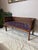1950s Vintage Mid-Century Modern Tufted Cane Back Bench For Sale In Houston - Image 6 of 11
