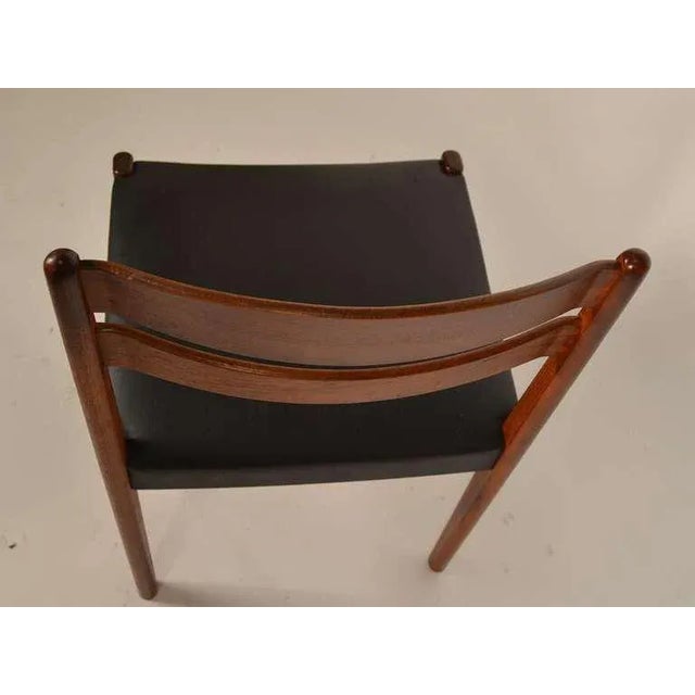 Mid-Century Modern Set of Six Danish Modern Dining Chairs For Sale - Image 3 of 6