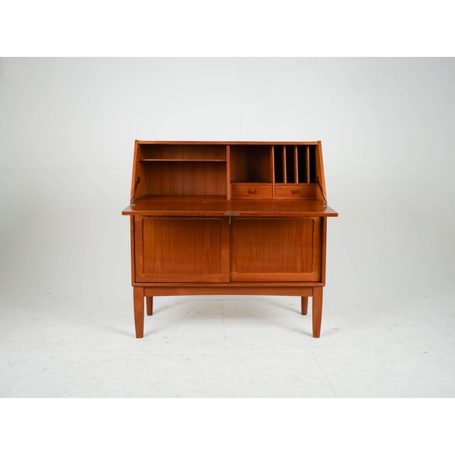 Mid-Century Teak Secretary by H.W. Klein for Bramin, 1960s For Sale - Image 6 of 13