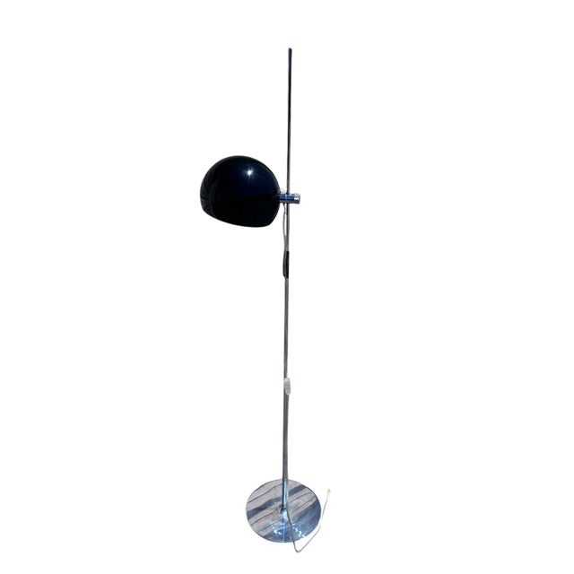 Mid Century Modern Chrome Modiss Eyeball Floor Lamp For Sale In West Palm - Image 6 of 12