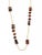 Garnet 18k Yellow Gold Long Chain Necklace 28" For Sale In Miami - Image 6 of 10