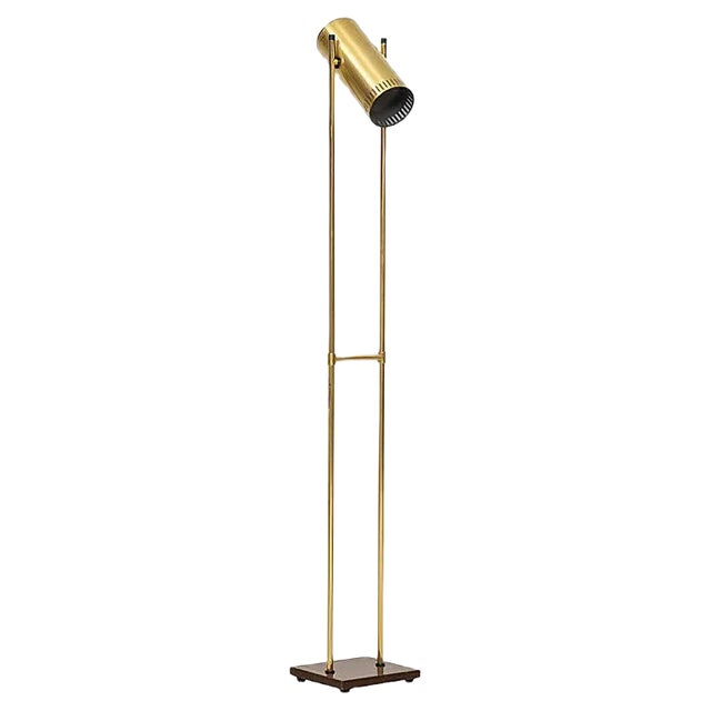 Model Trombone Floor Lamp by Jo Hammerborg for Fog & Mørup, Denmark, 1960s For Sale