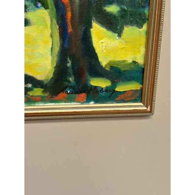 Maurice Moberg, Gläntan, Båstad, 1950s, Oil Painting on Canvas, Framed For Sale - Image 8 of 18