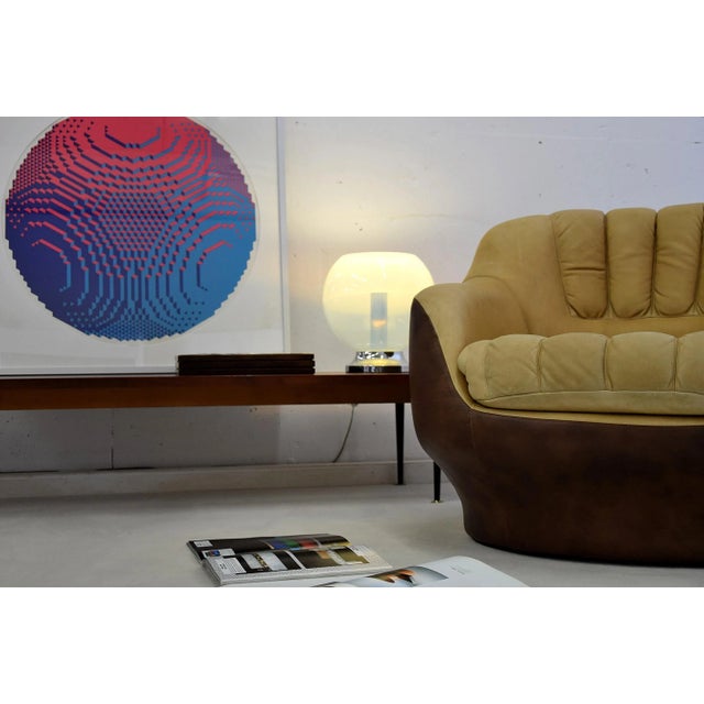 Vintage Hand-Blown Glass Table Lamp from Mazzega For Sale - Image 8 of 9