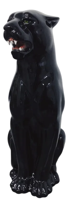 Black Panther in Ceramic by Ceramiche Boxer