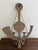 Wood Pair of Italian Neoclassical Sconces in Celadon Green and Gilt For Sale - Image 7 of 16
