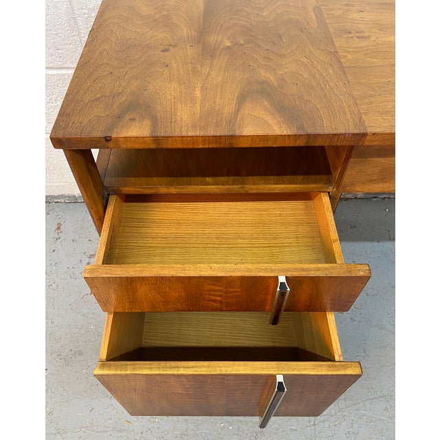 John Widdicomb Mid-Century Writing Desk by Dale Ford for John Widdicomb For Sale - Image 4 of 12