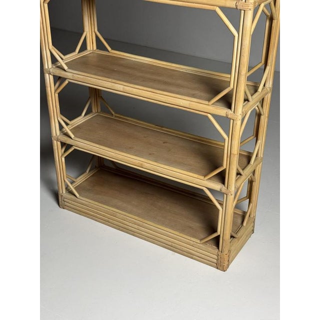 Vintage Bamboo Bookcase, France 1980 For Sale - Image 13 of 18