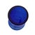 Large Mid-Century Modern French Hand-Blown Cobalt Blue Bubble Glass Vase from Biot, 1960s For Sale - Image 6 of 8