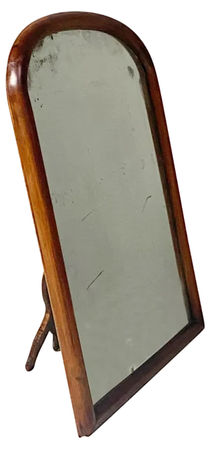 18th Century Italian Wooden Table Mirror with Mercury Glass, 1700s