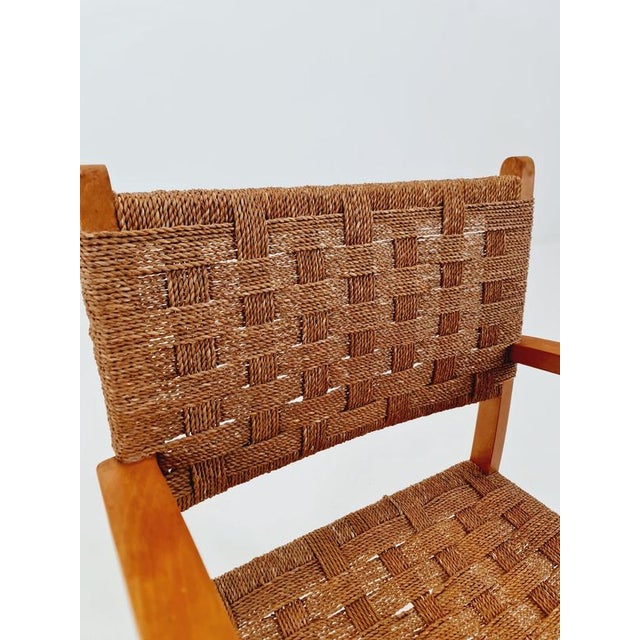 Vintage Bauhaus Papercord Armchair by Ehrich Dieckmann, 1930s For Sale - Image 6 of 18