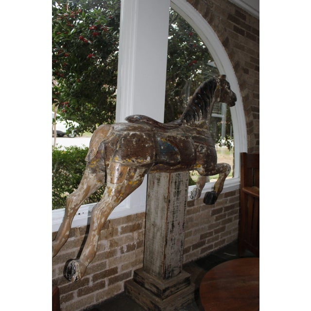 Late 19th Century Large 19th Century Parker American Carousel Horse For Sale - Image 5 of 9