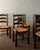 Mid-Century Modern Vintage French Brutalist Dining Chairs by Georges Robert, 1950s, Set of 6 For Sale - Image 3 of 18