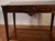 1930s French Louis XVI Carved Walnut & Satinwood Inlay Sofa Table / Side Table For Sale - Image 6 of 12
