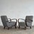 This rare pair of lounge armchairs is a defining masterpiece of european art deco and early modernist design, created by...