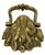 Metal Antique English Brass Lion Head Door Knocker For Sale - Image 7 of 10