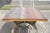 Brown Industrial Style Cast Iron and Reclaimed Wood Farmhouse Rustic Dining Table For Sale - Image 8 of 12