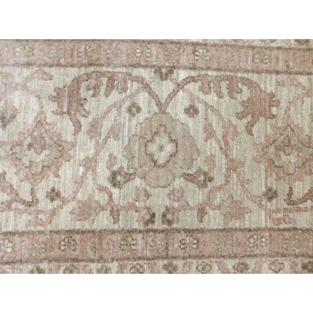 Vintage Hand Knotted Wool Pile Rug in Soft Color Palette. 9'6"x 14'6" For Sale - Image 4 of 18