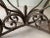 Iron Dining Table With Glass Top by Murray's Iron Works For Sale - Image 9 of 12