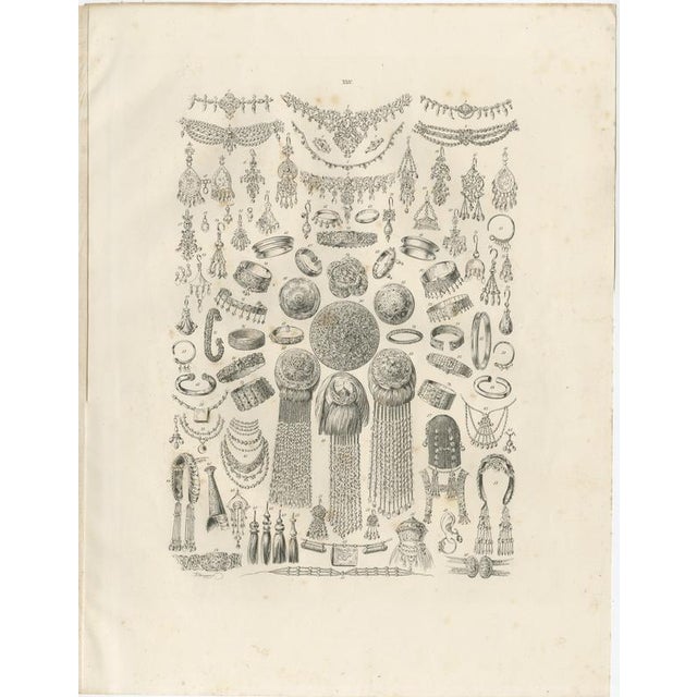 This exceptionally refined 19th-century engraving presents an extensive and highly detailed study of Middle Eastern...