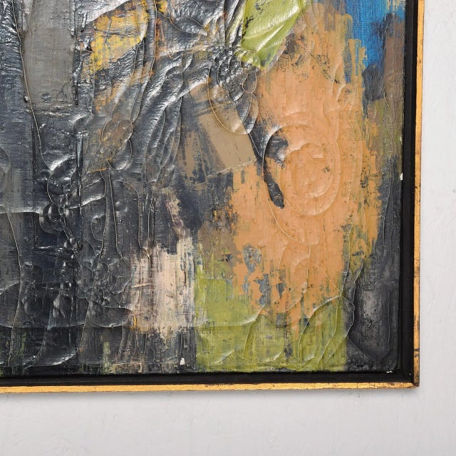 1950s Abstract Oil Painting by Miguel Alvarez Acosta Mexico For Sale In San Diego - Image 6 of 9