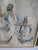 Mid 20th Century Asian Geisha Lady Signed Painting Massive Size For Sale - Image 15 of 18