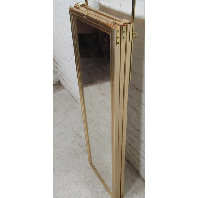 Mid 20th Century Three-Panel Hanging Mirror For Sale In New York - Image 6 of 6