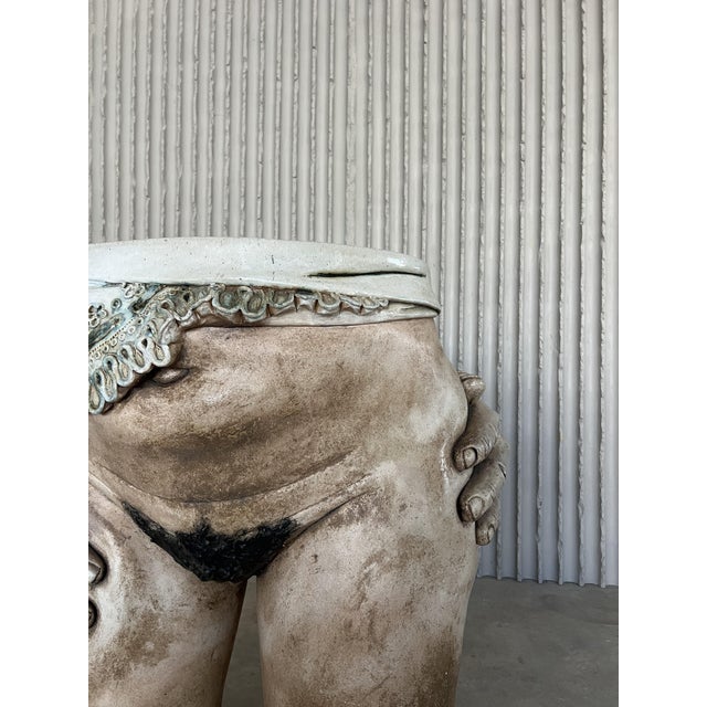 Ceramic Sculptural Ceramic Side Table from Francis Hewlett, 1960s For Sale - Image 7 of 17
