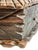 Mid 20th Century American Folk Tramp Art Carved Wood Box With Geometric Lid For Sale - Image 13 of 13