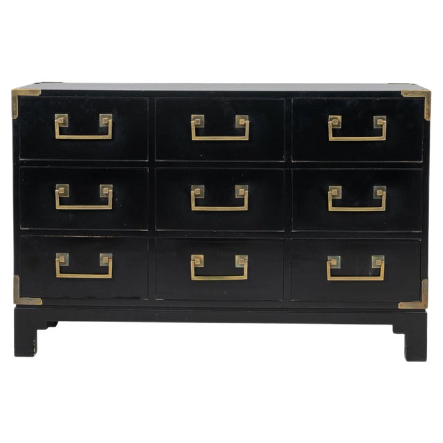 Black Scandinavian Chest of Drawers by Ove Feuk For Sale