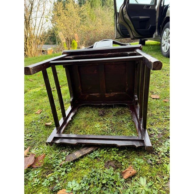 Antique High Back Official's "Hat" Chair - Qing Dynasty For Sale In Portland, OR - Image 6 of 7