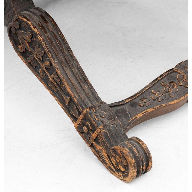 Brown Regency Style Leopard Print Upholstered Stools, 2 For Sale - Image 8 of 8