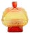 Golden Autumn Acorn Pedestal Box For Sale