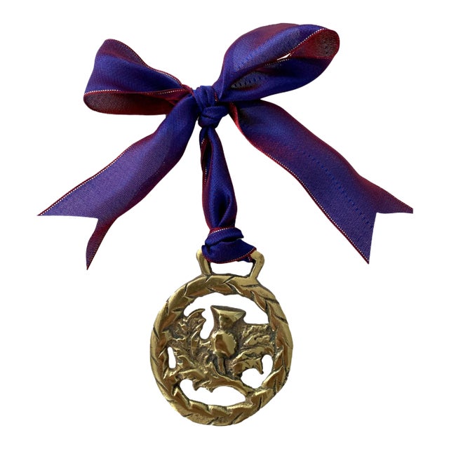 Antique English Horse Brass Ornament For Sale