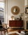 Mid-Century Italian Rattan & Bamboo Sunburst Mirror With Brass Accents For Sale - Image 15 of 15