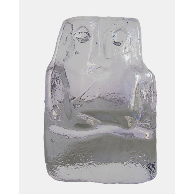 Erik Hoglund’s 1960s creation of a solid glass figure in the shape of an Ice Man, Troll or Neanderthal Man, you choose,...