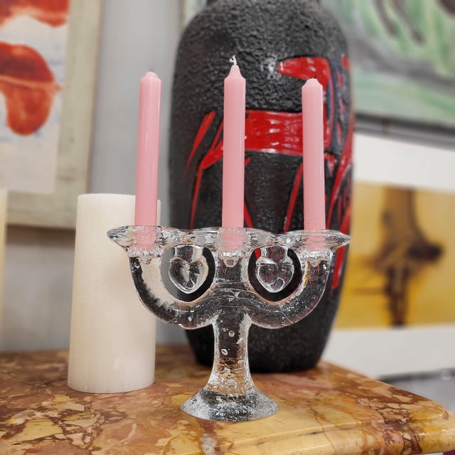 Heart Candelabra by Staffan Gellerstedt for Pukeberg, Sweden, 1970s For Sale - Image 3 of 18