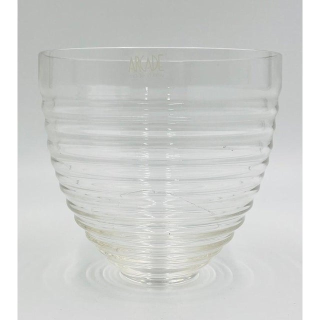 1980s Murano Glass Bowl by Roberto Faccioli for Arcade Italy For Sale - Image 4 of 15