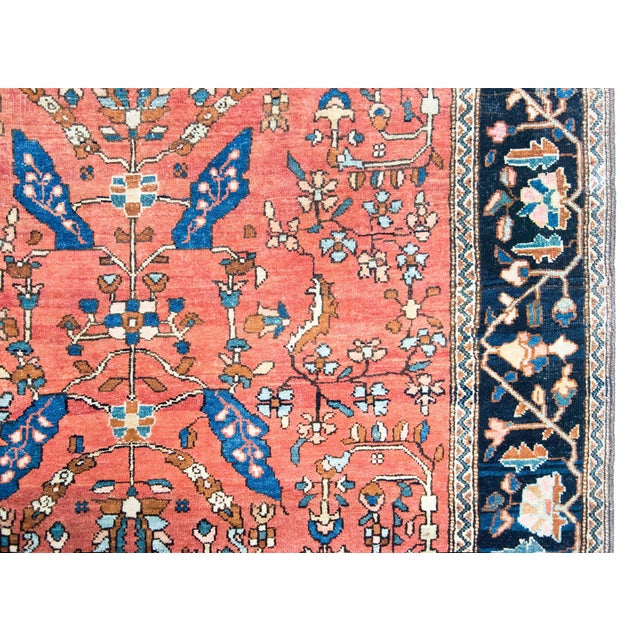 Persian Early 20th Century Persian Sarouk Farahan Rug For Sale - Image 3 of 15