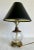 Chippendale Petite Cut Glass and Brass Desk Task Lamp For Sale In Los Angeles - Image 6 of 12