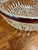 Shabby Chic Vintage Cut Glass Bowl With Sterling Silver Plated Lip For Sale - Image 3 of 7