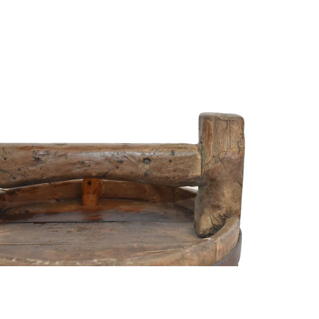 Chinese Antique Chinese Jujube Wood Wine Barrel For Sale - Image 3 of 11