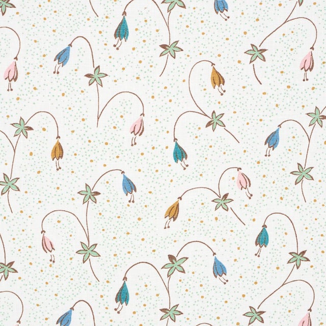 Contemporary SAMPLE - Schumacher Lolly Floral Fabric In Confetti For Sale - Image 3 of 4