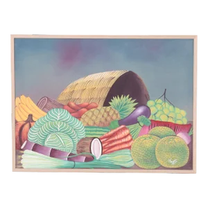 Haitian Painting of Fruit and Vegetables